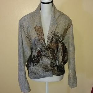 Small horse tapestry jacket by painted pony